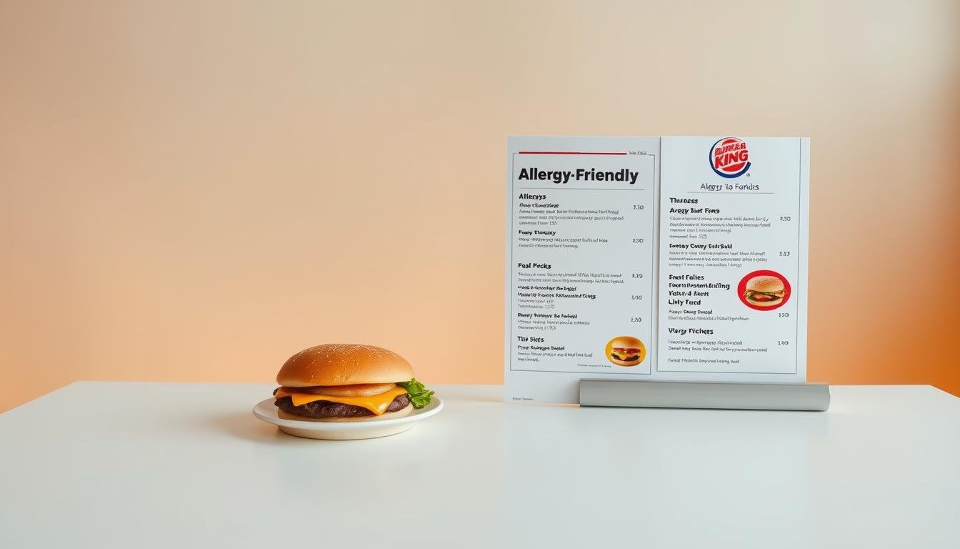 burger king allergen menu