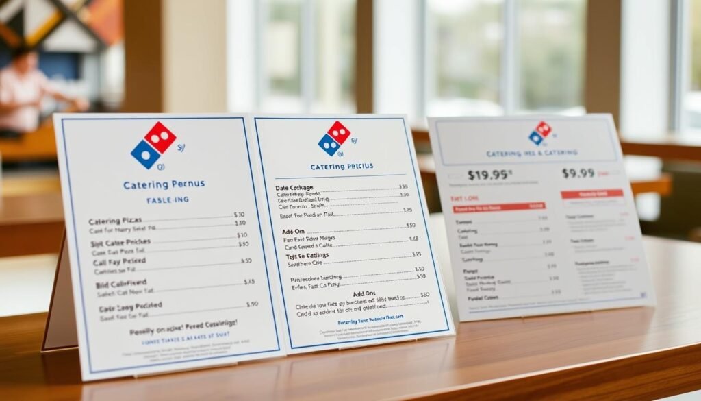 domino's catering prices