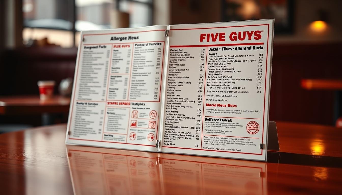 five guys allergen menu